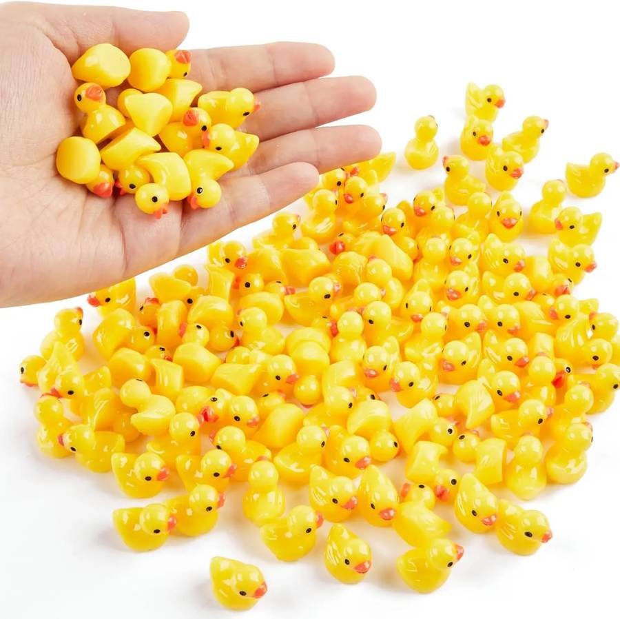 Tiny Resin Ducks Garden Animal Ornaments