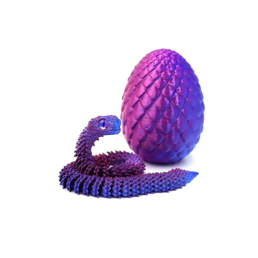 3D Printing Action Figure Snake Egg Toys Creative Stress Rel