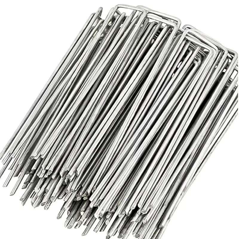 50-100pcs galvanized landscape staples, outdoor decorative s