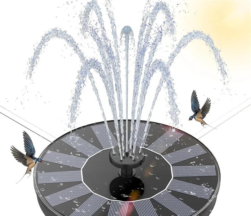 Floating Solar Bird Bath Fountain