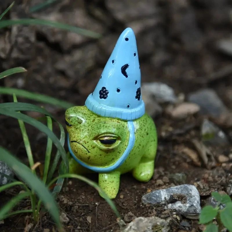 Frog Wizard Garden Statue