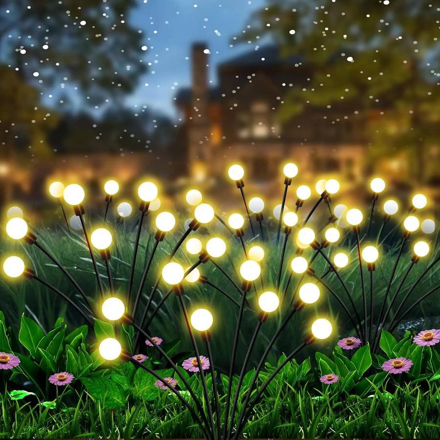 Solar Firefly Garden Stake Lights