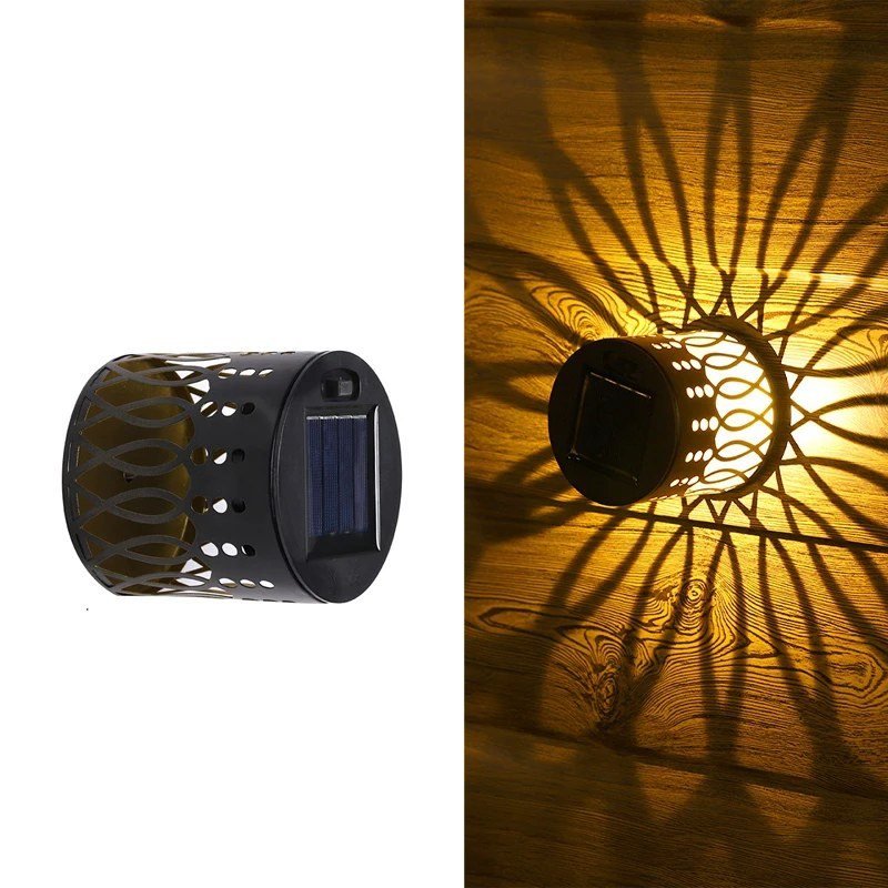 Solar Mandala Fence Light