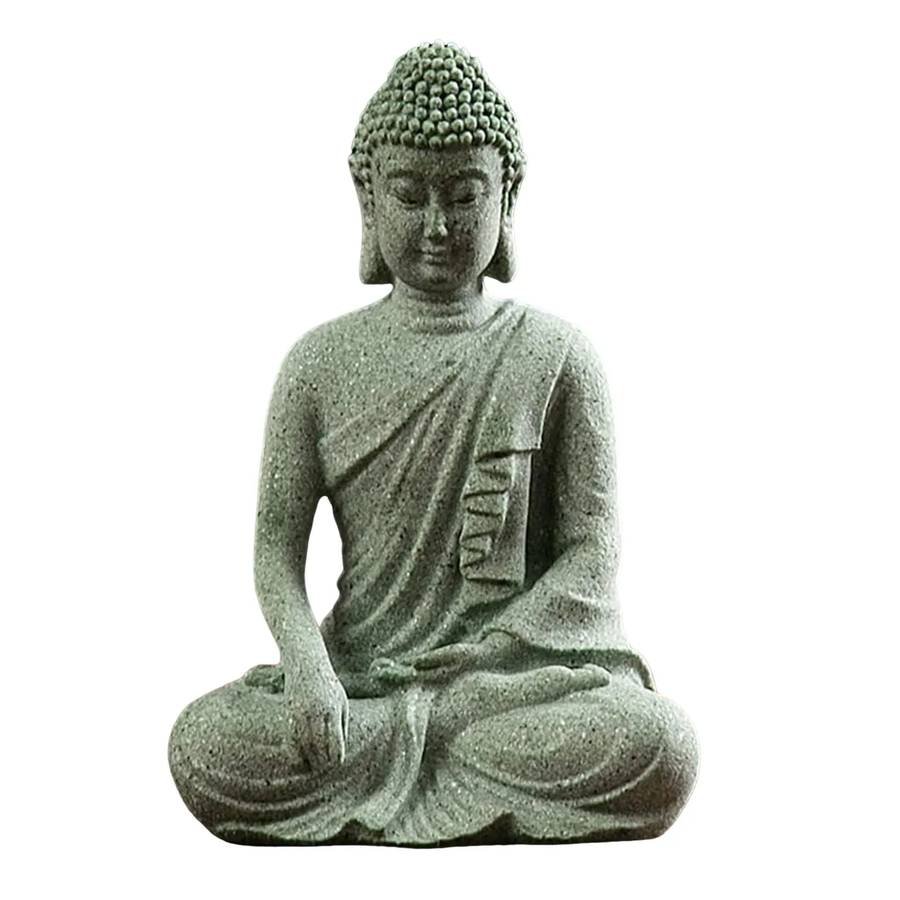 Stone Buddha Statue Ornaments Creative Craft Tabletop Statue