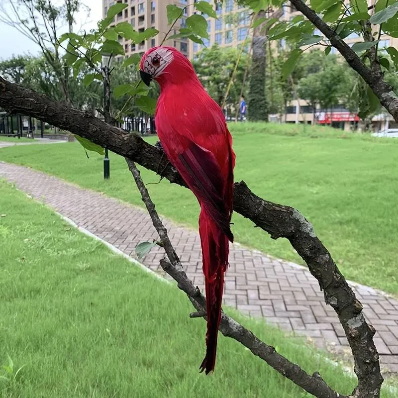 Tropical Parrot Garden Figurine